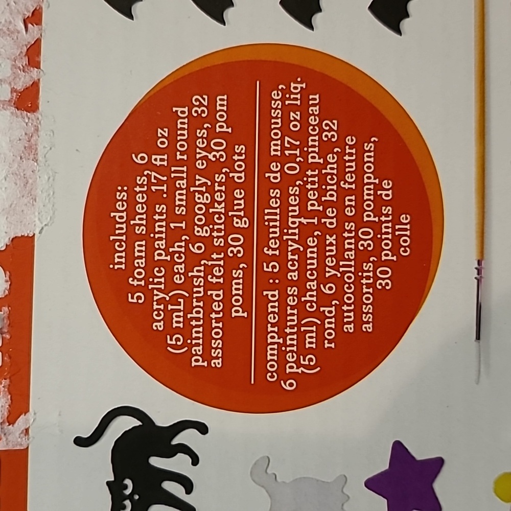 Kid Made Modern Halloween Jack-O-Lantern Decorating Kit - Picture 3 of 3